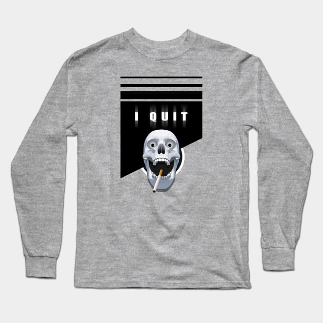 Quit smoking Long Sleeve T-Shirt by TMBTM